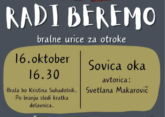 BRALNE URICE ZA OTROKE: Sovica Oka