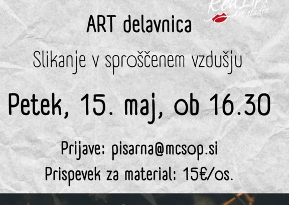 KREATIVNA DELAVNICA: SLIKANJE Z ADNO