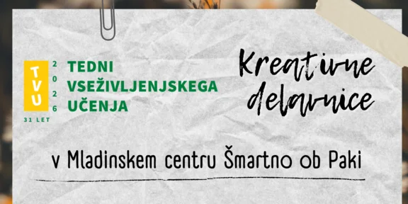 TVU: KREATIVNA DELAVNICA OBLIKOVANJE GLINE