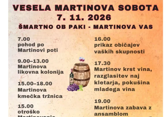 VESELA MARTINOVA SOBOTA 2026