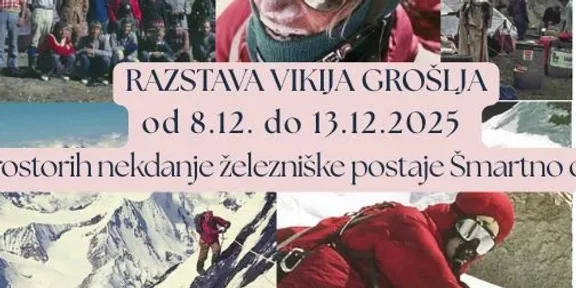 ODPRTJE RAZSTAVE VIKIJA GROŠLJA in PREDSTAVITEV KNJIGE