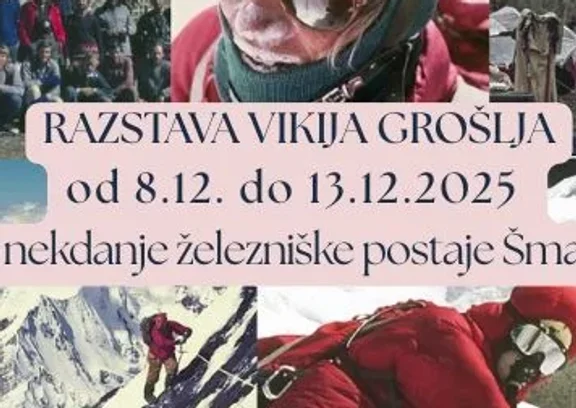 ODPRTJE RAZSTAVE VIKIJA GROŠLJA in PREDSTAVITEV KNJIGE