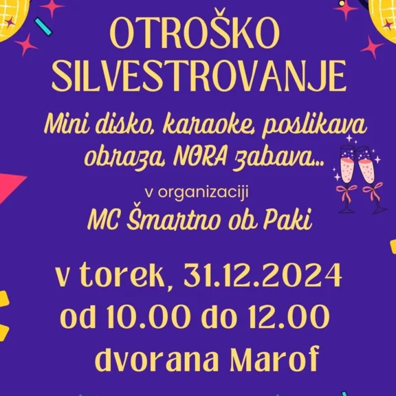 Otroško silvestrovanje 31.12.2024