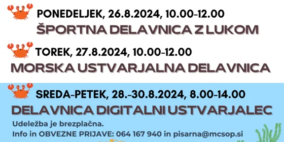 POČITNIŠKI ŽIVŽAV