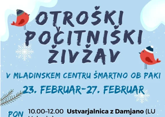 ZIMSKI POČITNIŠKI ŽIVŽAV