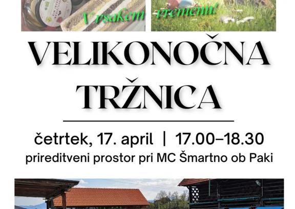 Velikonočna tržnica v Šmartnem ob Paki
