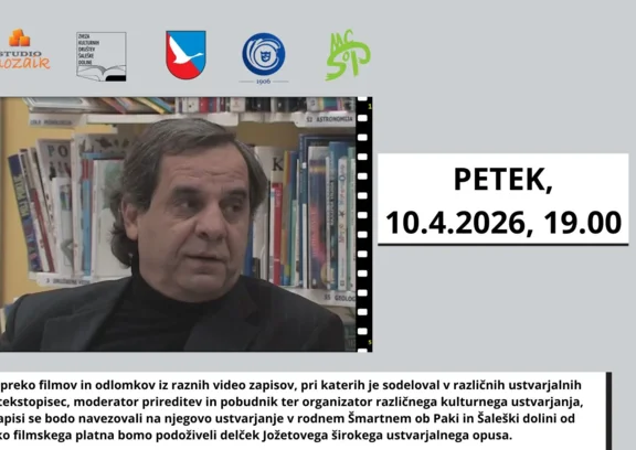 FILMSKI VEČER: Filmski zapisi in JOŽE KRAJNC