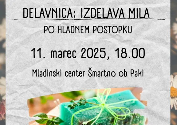 DELAVNICA: IZDELAVA MILA PO HLADNEM POSTOPKU 